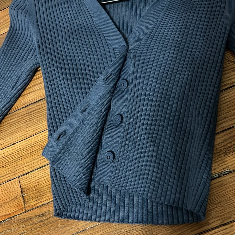 Aerie Ribbed Collared Button Up - Picture 4 of 4